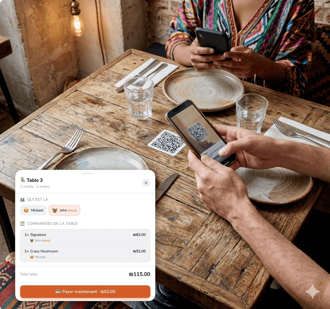 Offer self-service ordering with QR codes.